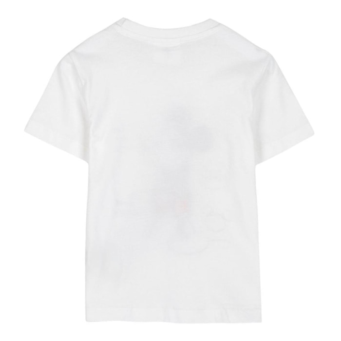 Camiseta Corta Single Jersey Mickey Mouse - Color Blanco