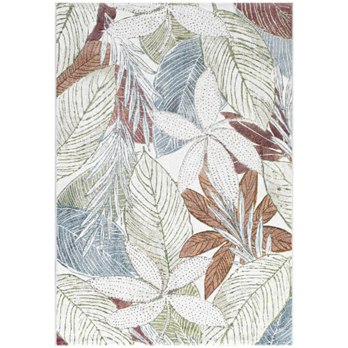 Tappeto Soggiorno Salotto Floreale Multicolore