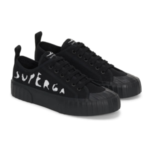 Sneakers Superga Donna Nero 2630 RIPPED LOGO