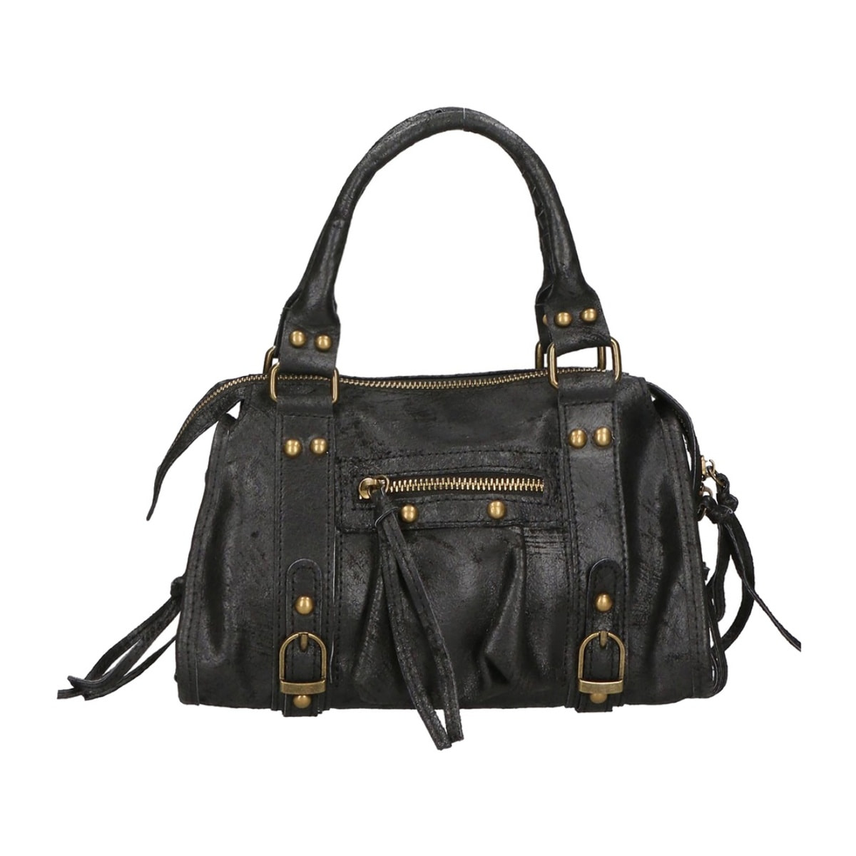 Borsa a spalla da donna - Modello Erisia - Vera pelle - 25.0 x 15.0 x 10.0 cm