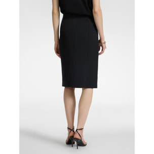 Elena Mirò - Falda de tejido elástico - Negro