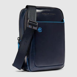 Piquadro Borsello in pelle porta iPad®mini con tasca per AirPods® e protezione RFID