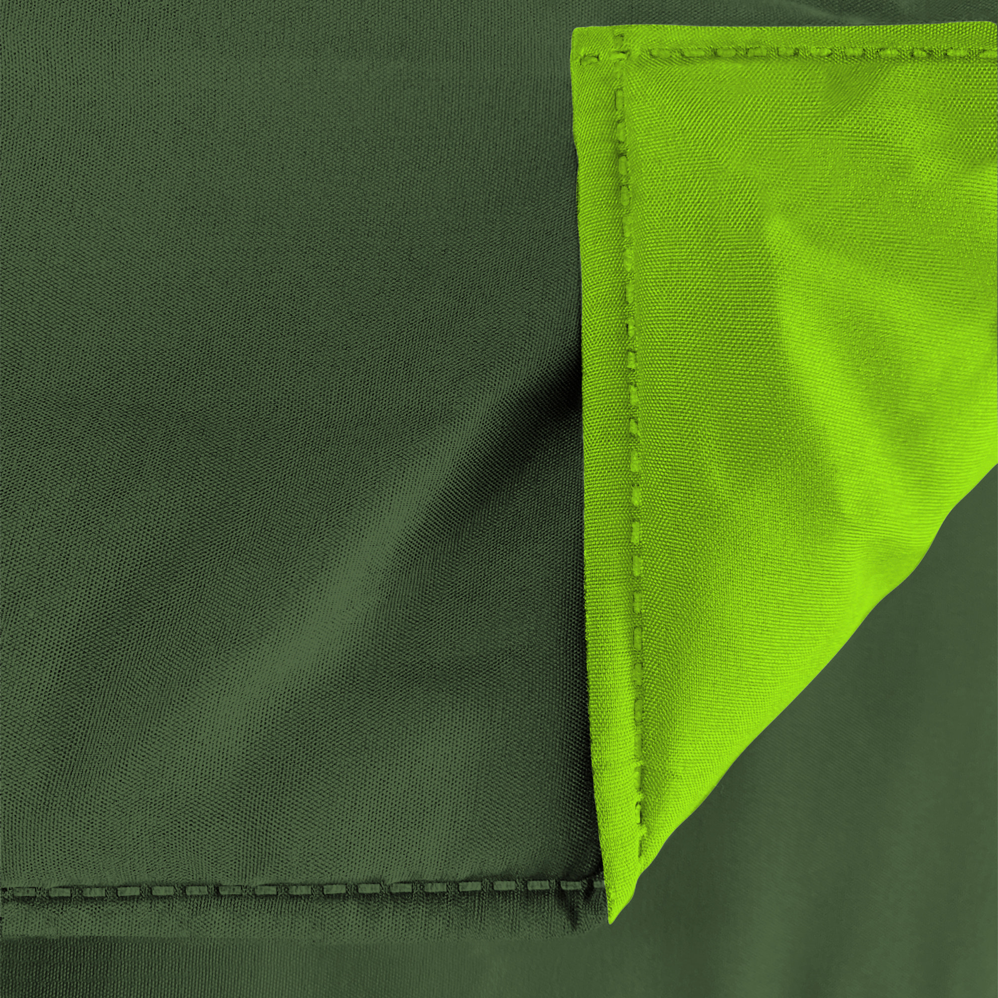TRAPUNTA INVERNALE ELEGANT, 300gr, Microfibra, Doubleface, Made in Italy - VERDE SCURO/VERDE MELA