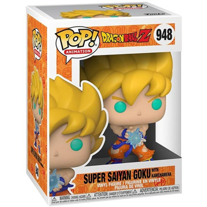 Dragon Ball Z Pop! Animation Figure Goku Super Saiyan Onda Energetica 9 Cm Funko