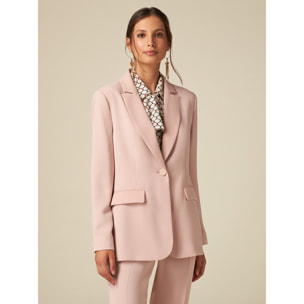 Oltre - Blazer in enver satin - Rosa