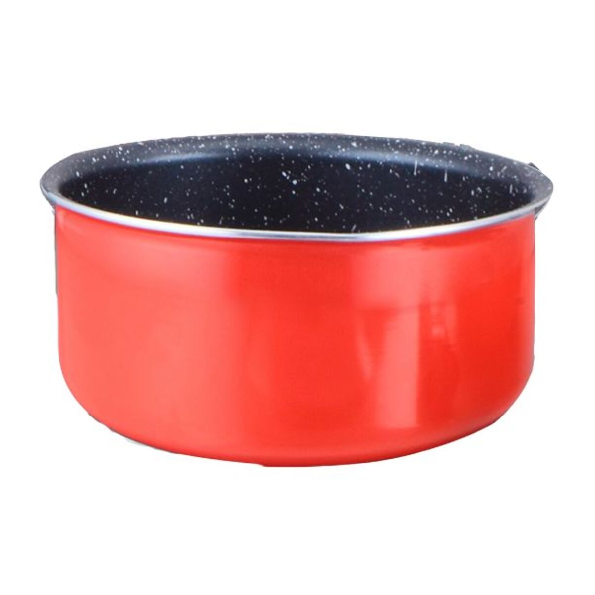 Batterie de cuisine revêtement pierre avec manche amovible 10 pieces rouge Hagen HA04623-RED