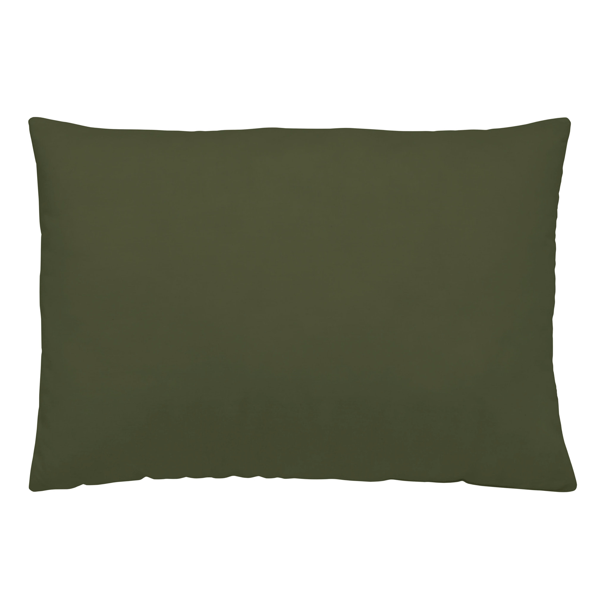 Naturals - Funda de Almohada - 100% Algodón - Verde Botella