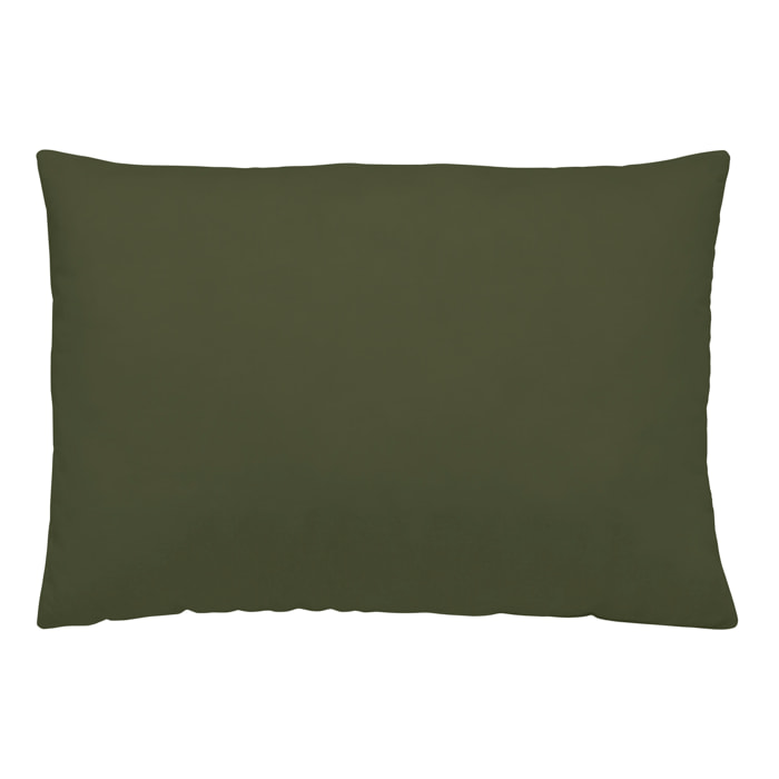 Naturals - Funda de Almohada - 100% Algodón - Verde Botella