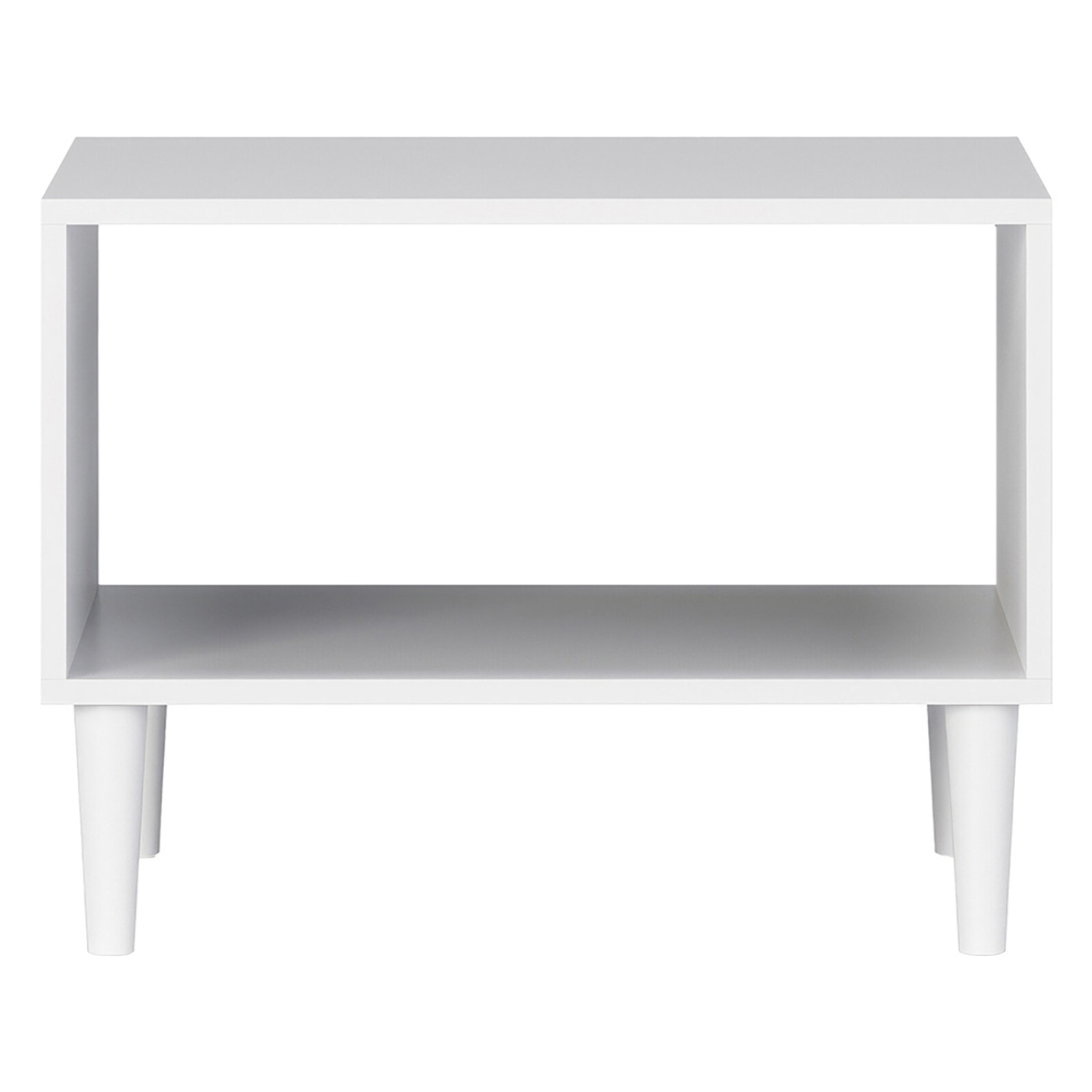 Gaby - table basse - blanc - 1 niche - 60 cm - Blanc