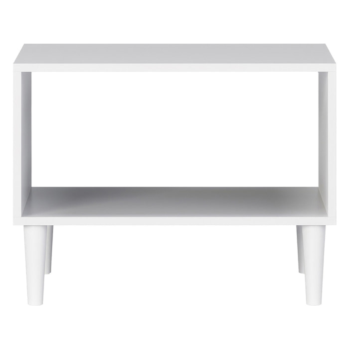 Gaby - table basse - blanc - 1 niche - 60 cm - Blanc