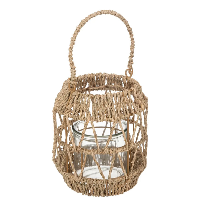 Lanterne rotin H18cm
