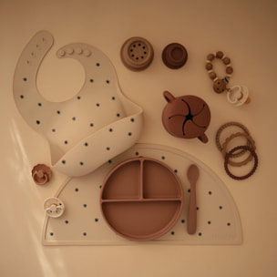 Mushie Mantel Silicona Print