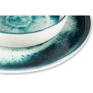 Set 6 piatti fondi Excelsa – Atena, Ceramica Blu