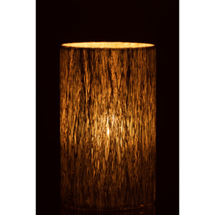 J-Line photophore - verre - argent - large