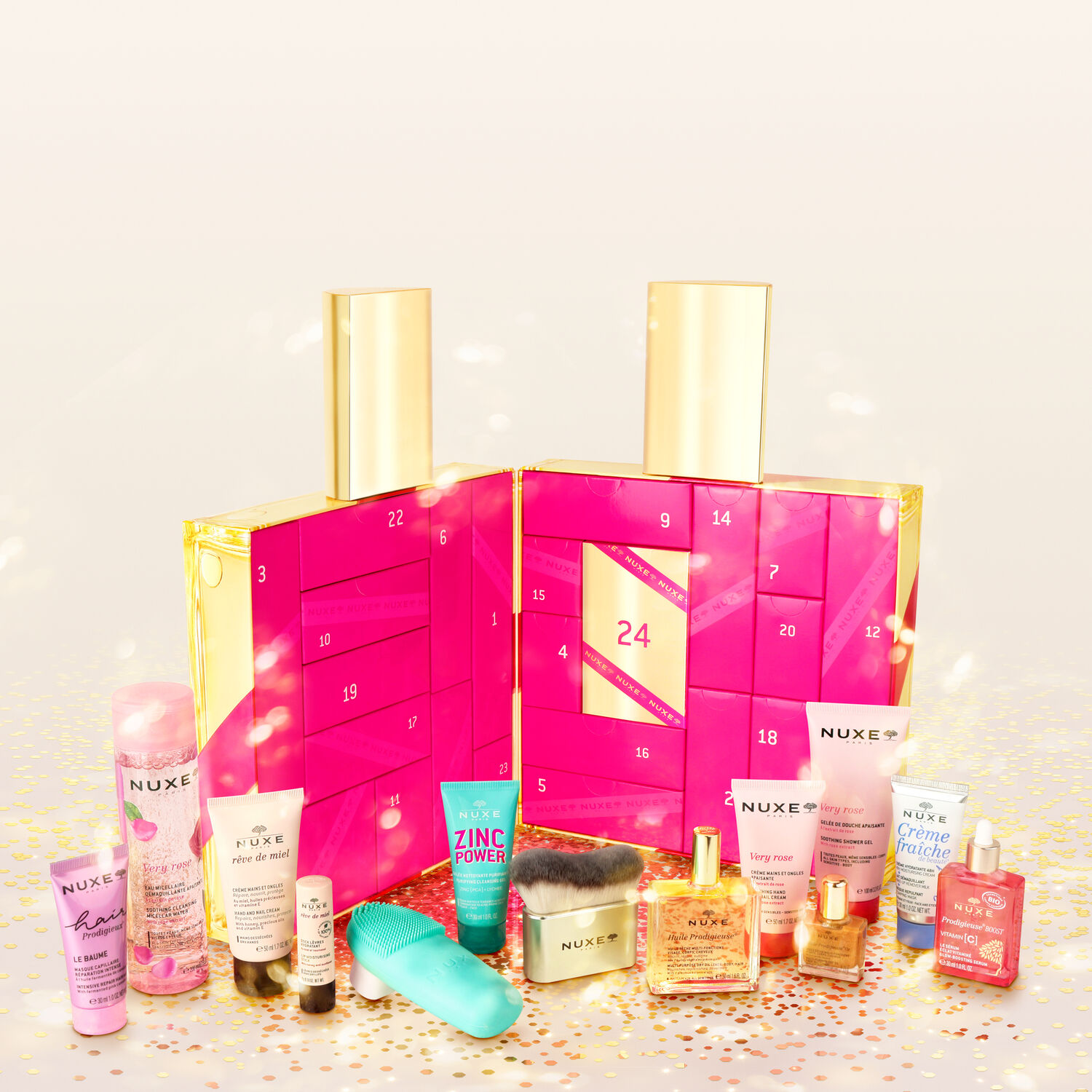 Le Calendrier de l'Avent Nuxe - Coffret 24 précieuses surprises
