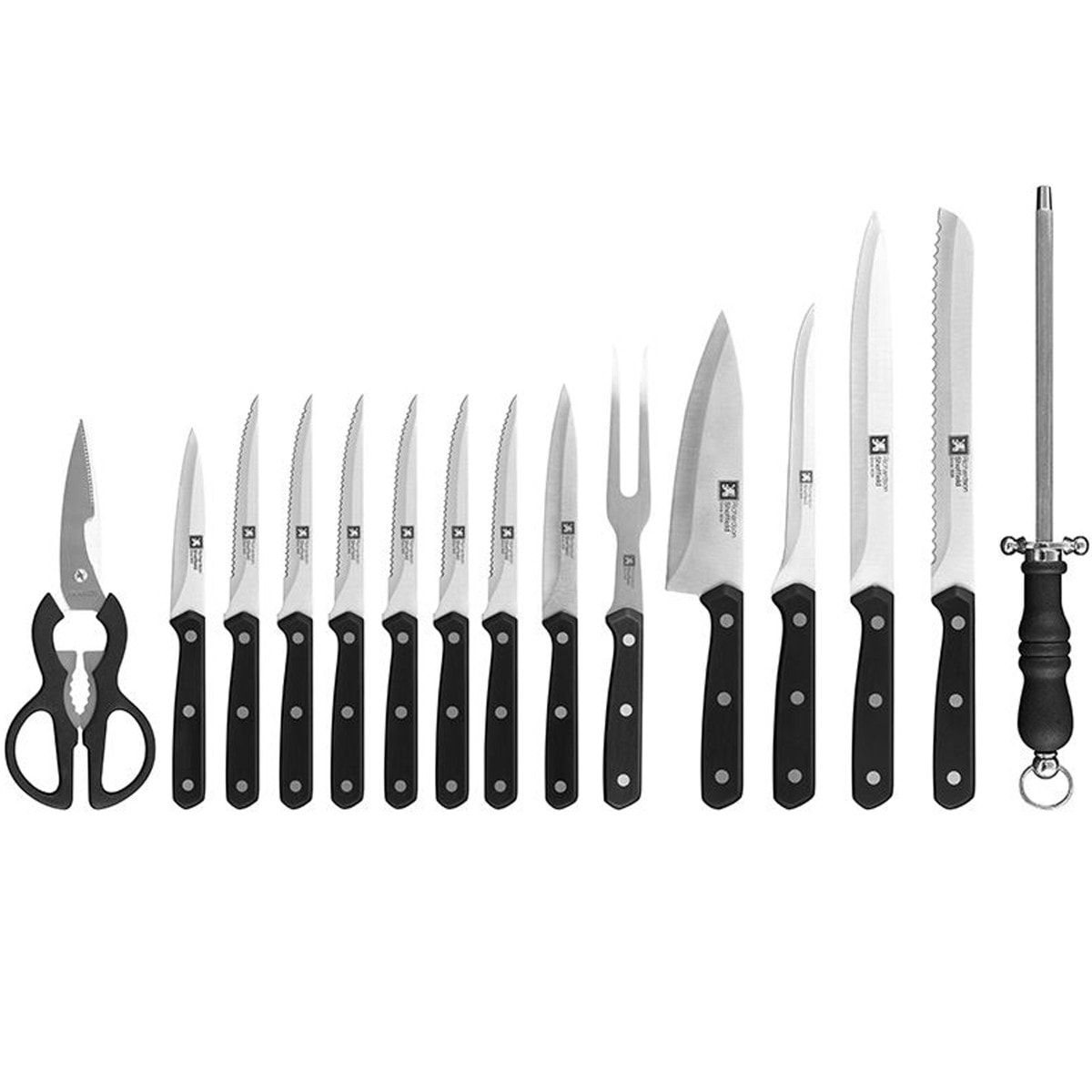 Cucina - Bloc 15 couteaux de cuisine