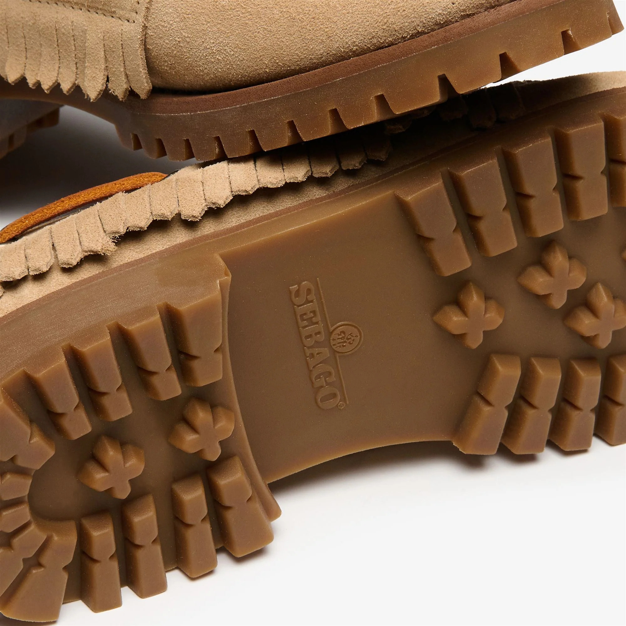 Sebago - Docksides Donna Beige - Ranger Suede Fringe Woman