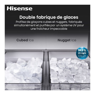 Réfrigérateur multi portes HISENSE RQ640P5SSD