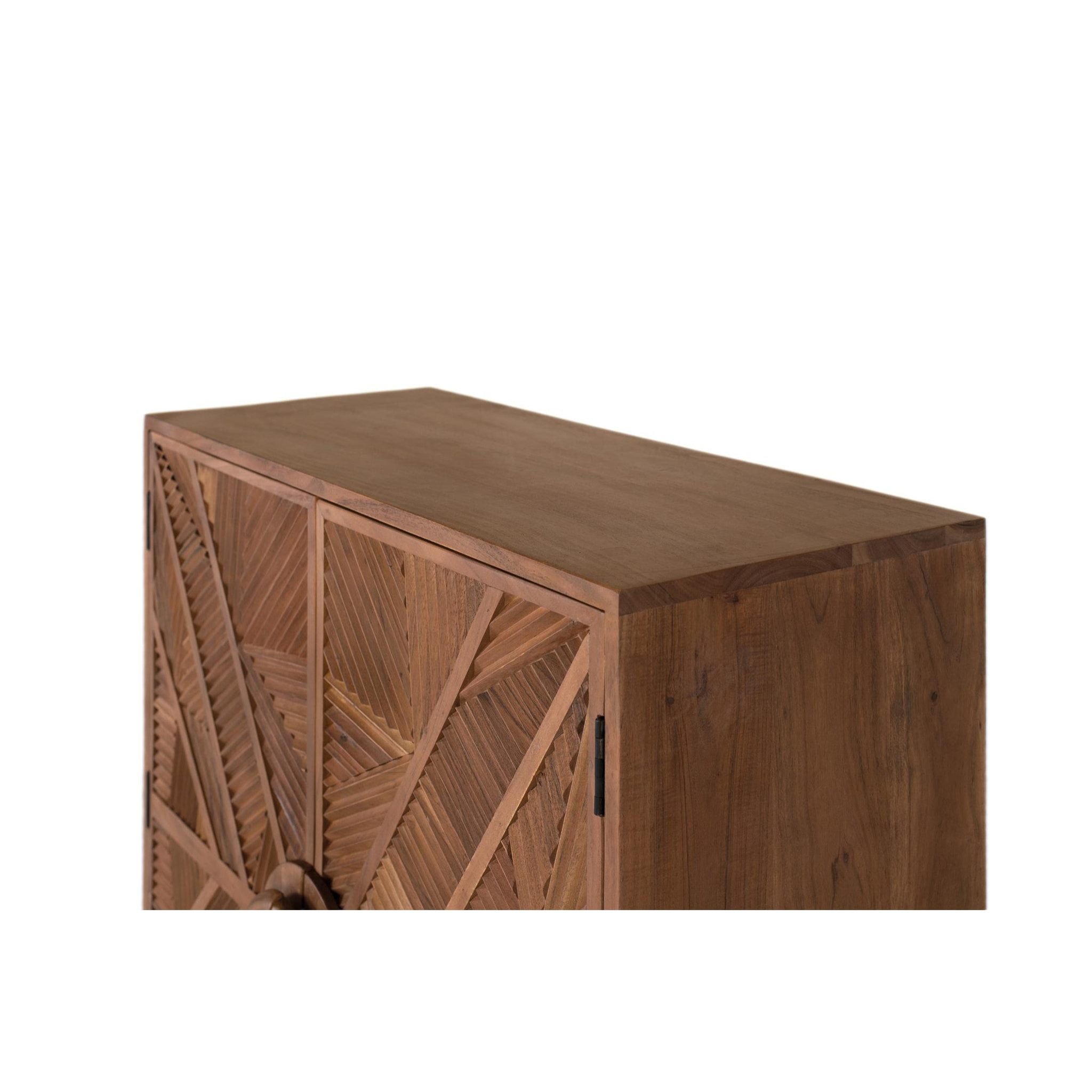 Aparador de Madera de Mango Estilo Étnico Moderno