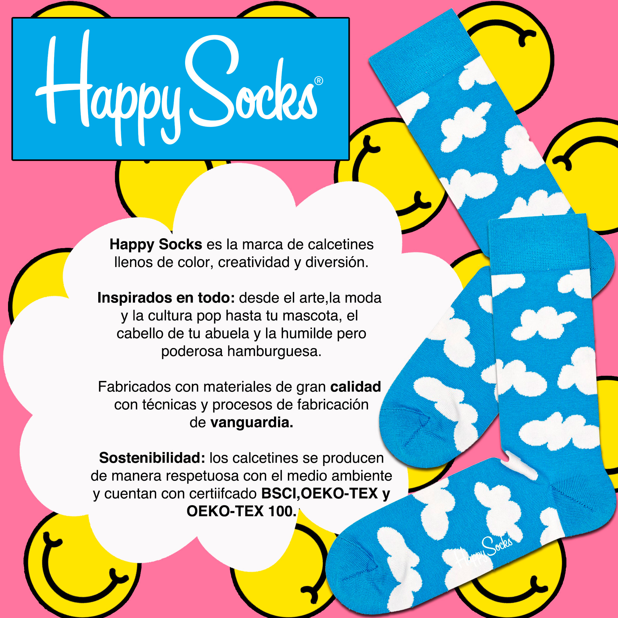 Set de 3 pares de calcetines - diseño "Flowers"