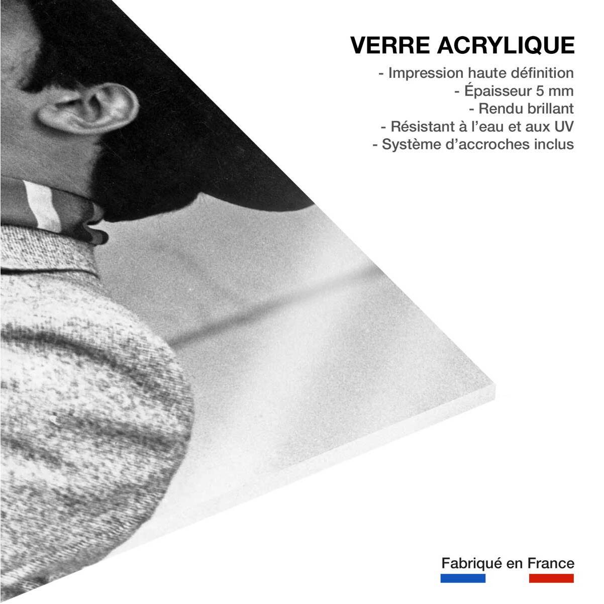 Tableau cinéma Belmondo et delon  Tableau plexiglas