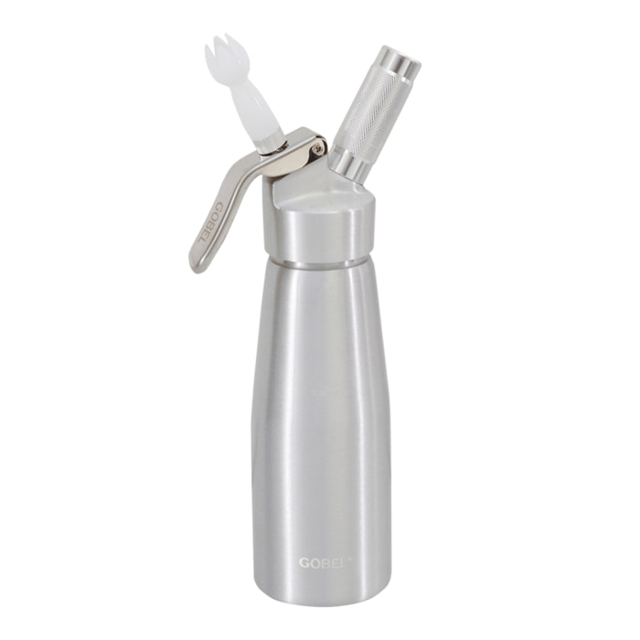 Siphon tout aluminium 0,5L - creamy - 0,5 L