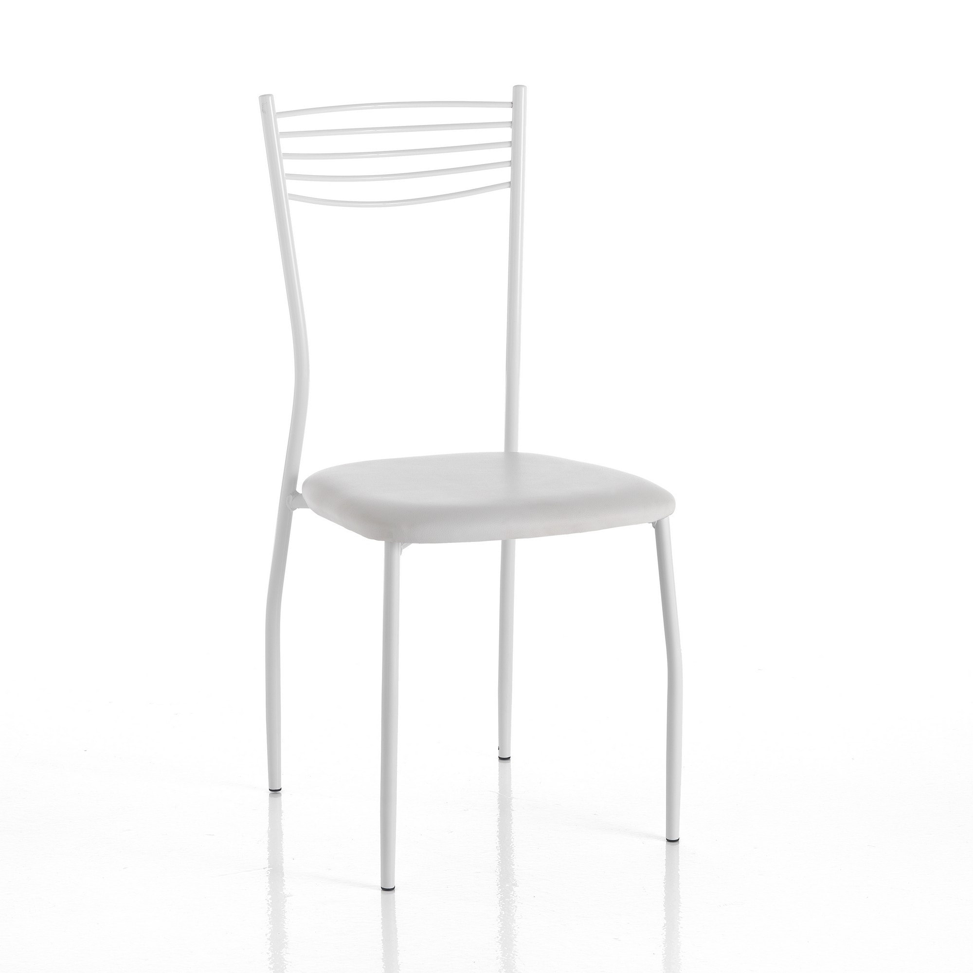 Tomasucci Lot de 4 Chaises READY BLANCHE