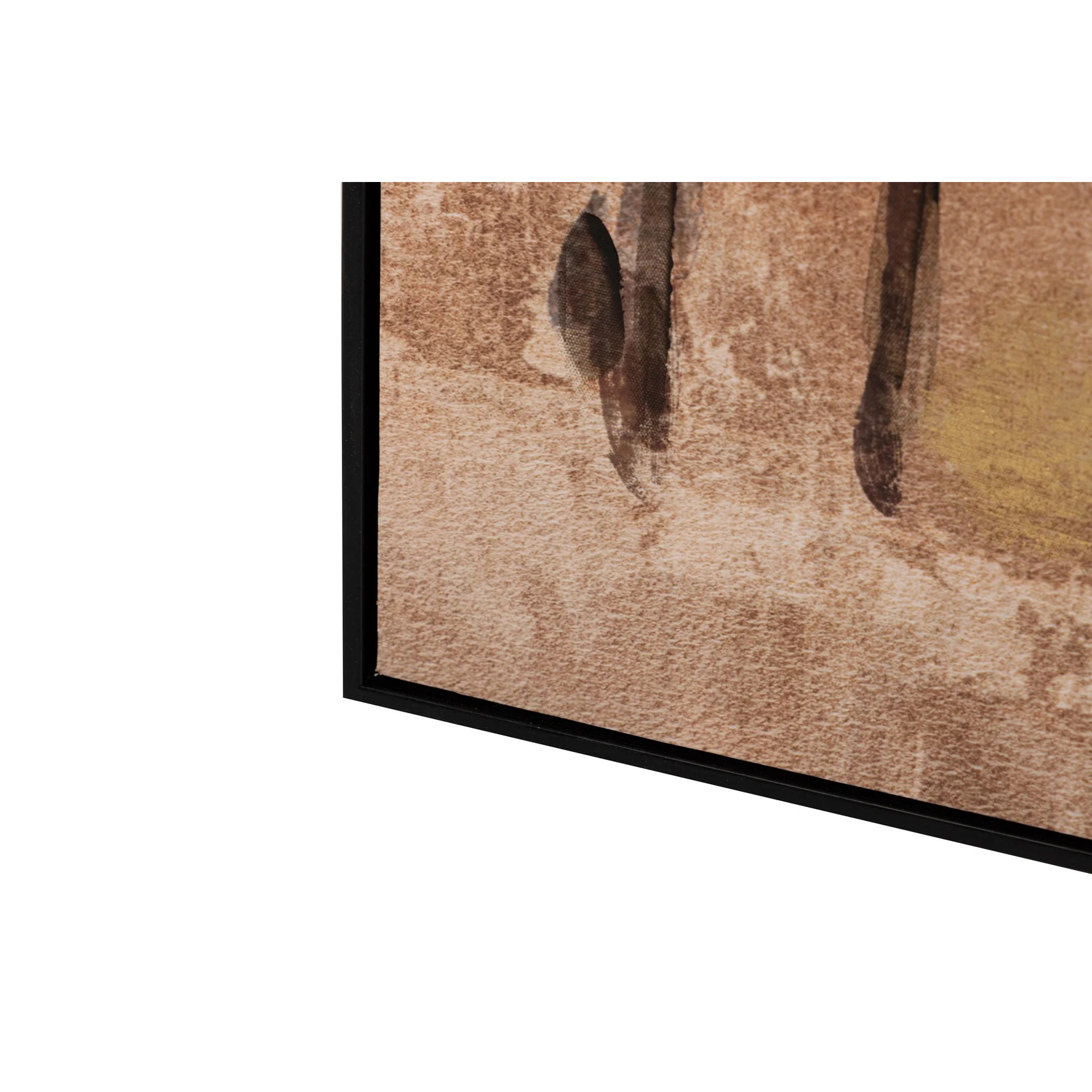 Set 2 Cuadros Boulevard Marco Negro 100x3,5x100 Cm