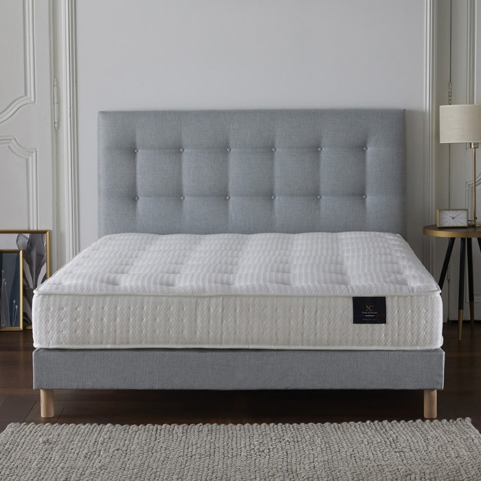 Ensemble matelas ressorts ensachés, COMETE + sommier 11 cm