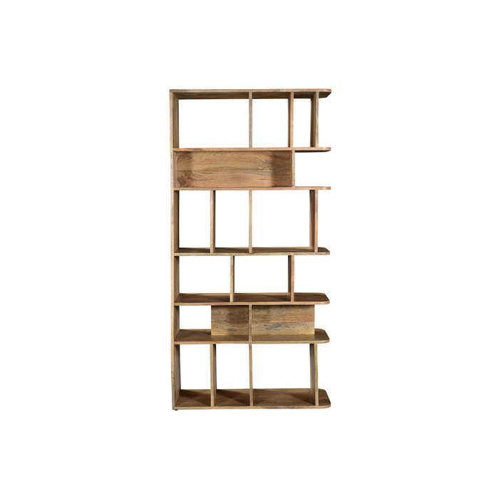 Bibliothèque séparateur d'espace en bois manguier massif L88 cm RUPAH
