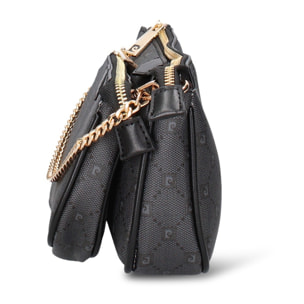 Borsa a tracolla da donna - Modello Novara Chic - Pelle vegana PU - 24.0 x 14.0 x 5.0 cm