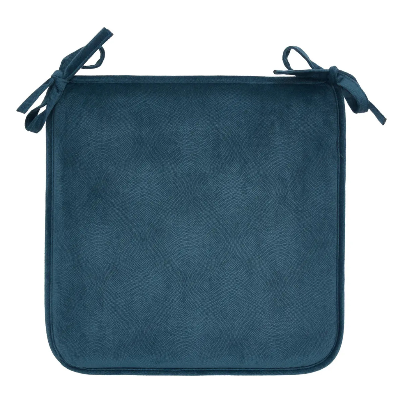 Galette de chaise Lilou bleu egéen 38x38cm