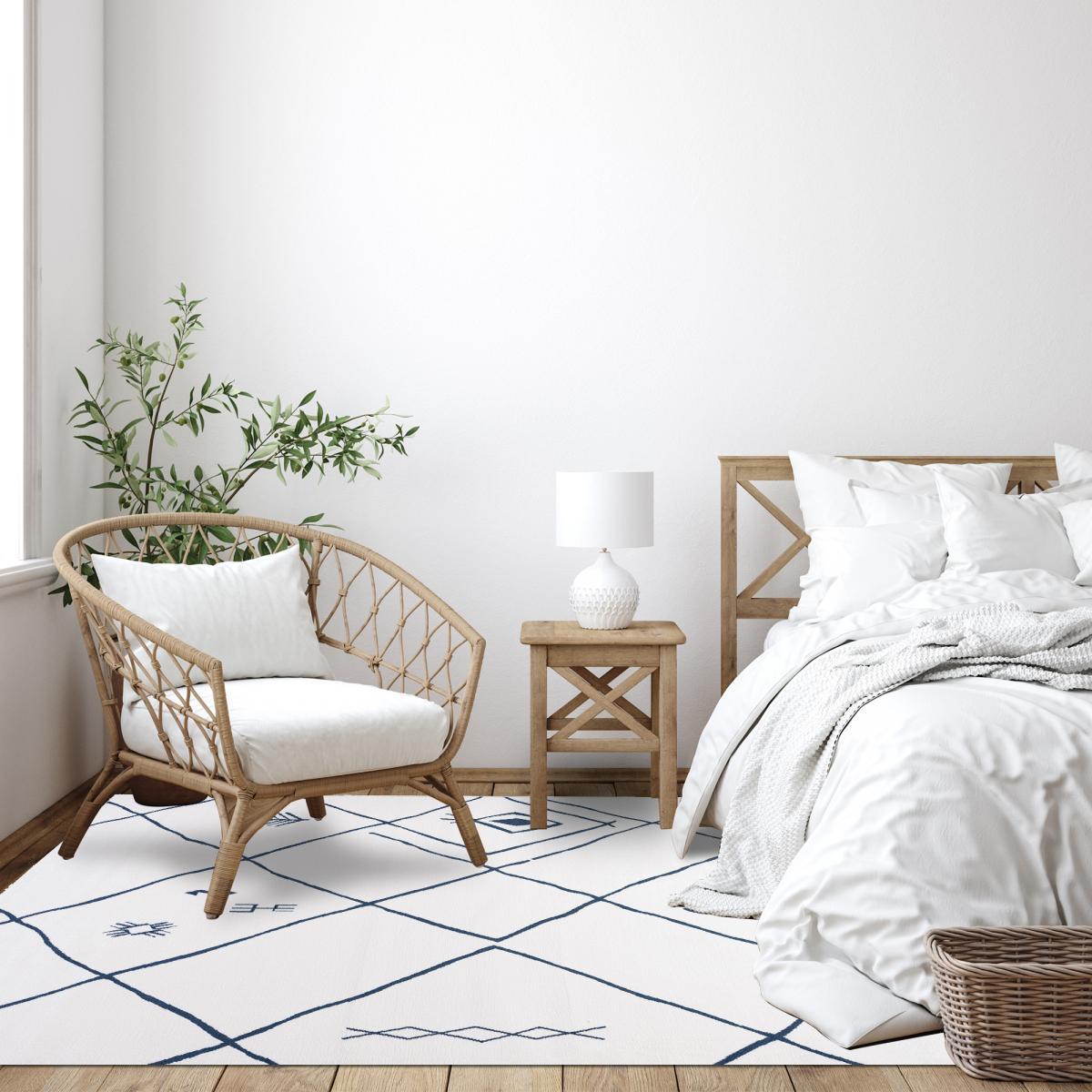 Tapis berbère tissé motif ethnic HAGE