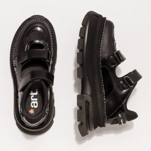 Zapatos 1644 MULTI LEATHER BLACK/ ART CORE 2 color Black