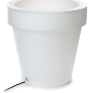 Tomasucci  Vaso luminoso per esterno / interno BELL 60  - NEW GARDEN bianco