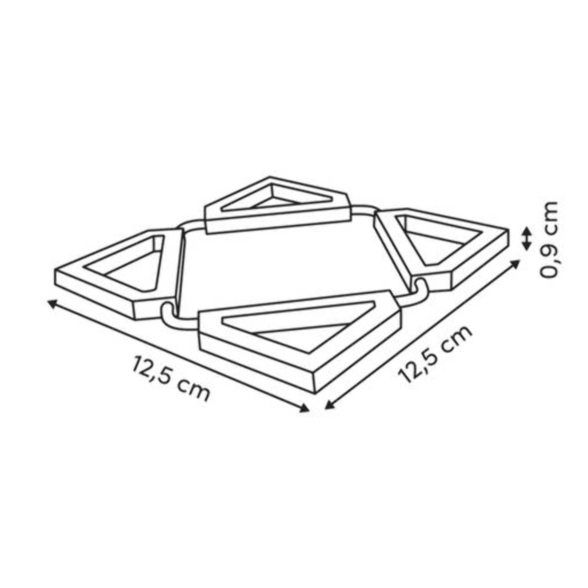 Dessous de plat pliable Colors 12,5x12,5cm