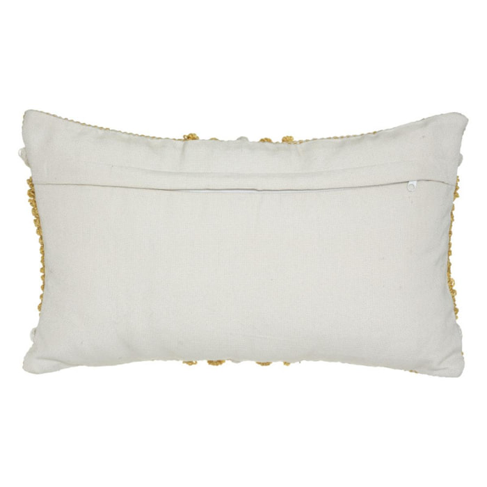 Coussin recyclable ''Row Ocre'' 30 x 50 cm Atmosphera