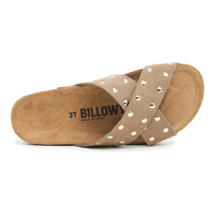 SANDALO CON ZEPPA BILLOWY MARRONE