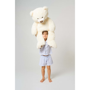 Pijama corto camisero kids algodón raya ferdinand celeste