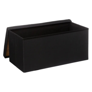 Pouf double pliant Noir Mix N' Modul