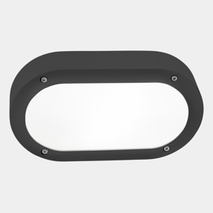 LEDS C4 Aplique Ip66 Basic Led 6.7W Sw 2700-3200-4000K On-Off Gris Urbano 721Lm