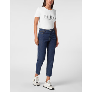 PHILIPP PLEIN Vaqueros Mom Fit HEXAGON