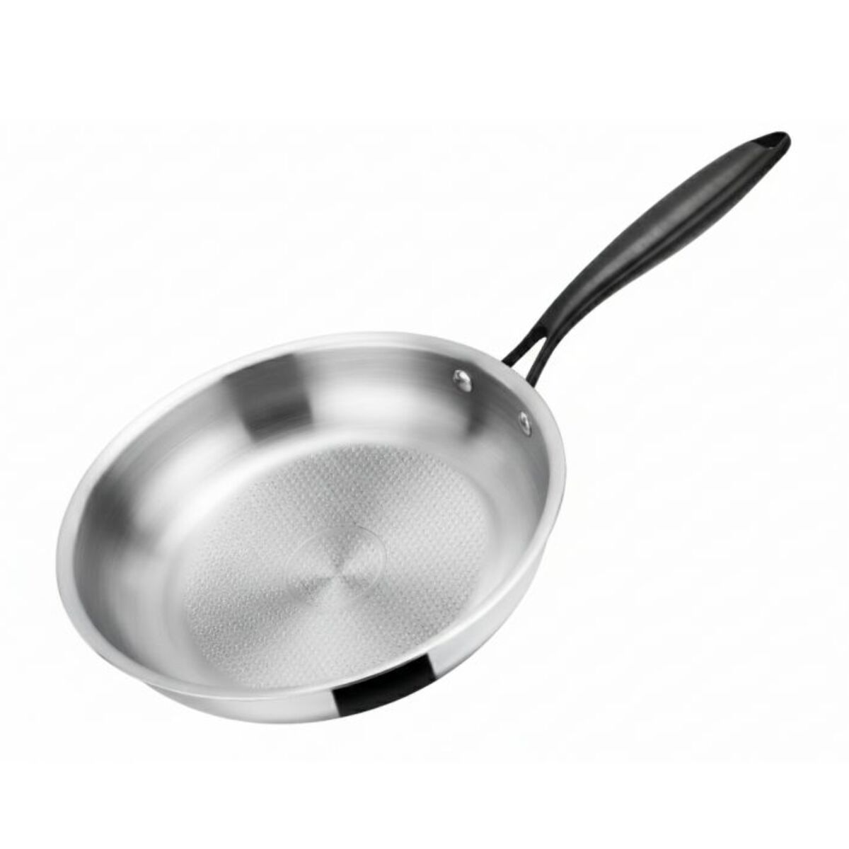 Poêle 24 cm acier inoxydable Triply Arthur Martin AM3516