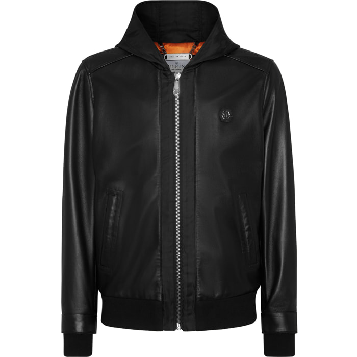 PHILIPP PLEIN Leather Jacket