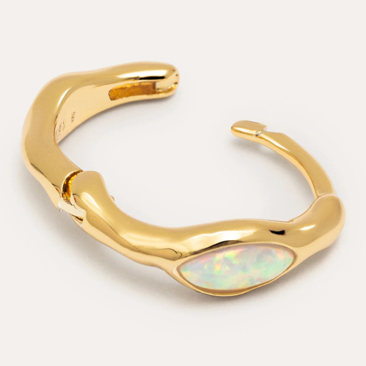 Pendiente Suelto Aro Hope Baño Oro