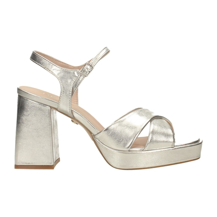 Sandali Donna Tata Italia Argentato