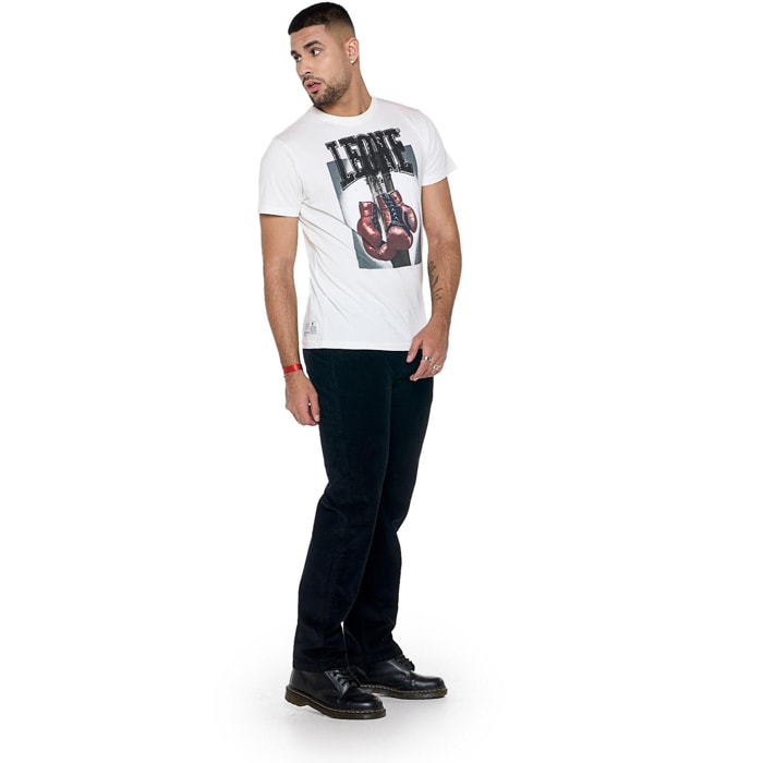 Camiseta hombre Leone 1947 Apparel Celebrated manga corta guantes boxeo