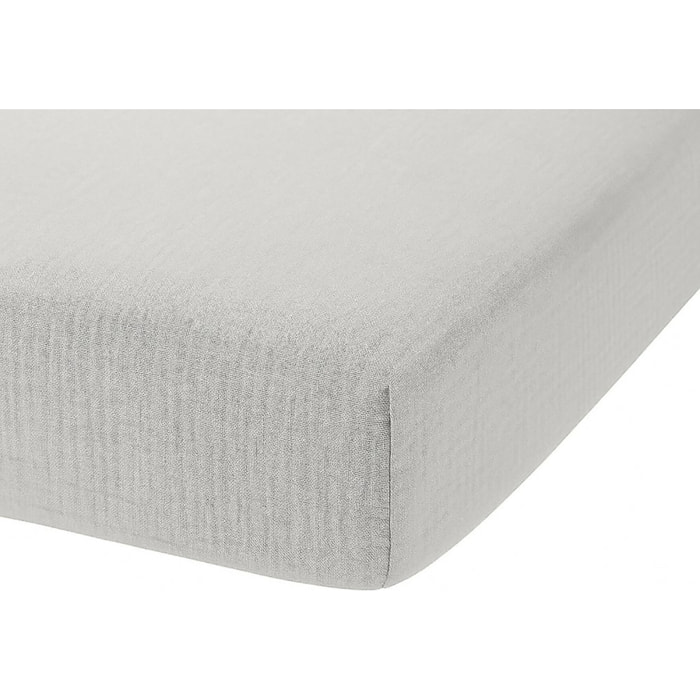 Drap Housse - Bonnet:30cm - 100% gaze De Coton Nuage