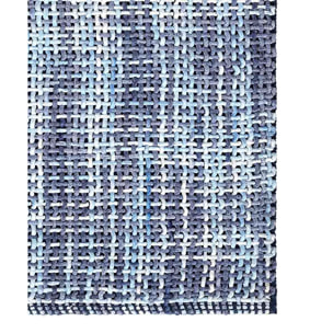 Tappeto bagno CRAZY AZZURRO in microfibra misto cotone, morbido antiscivolo lavabile in lavatrice, tappetino lavabo sanitari bagno