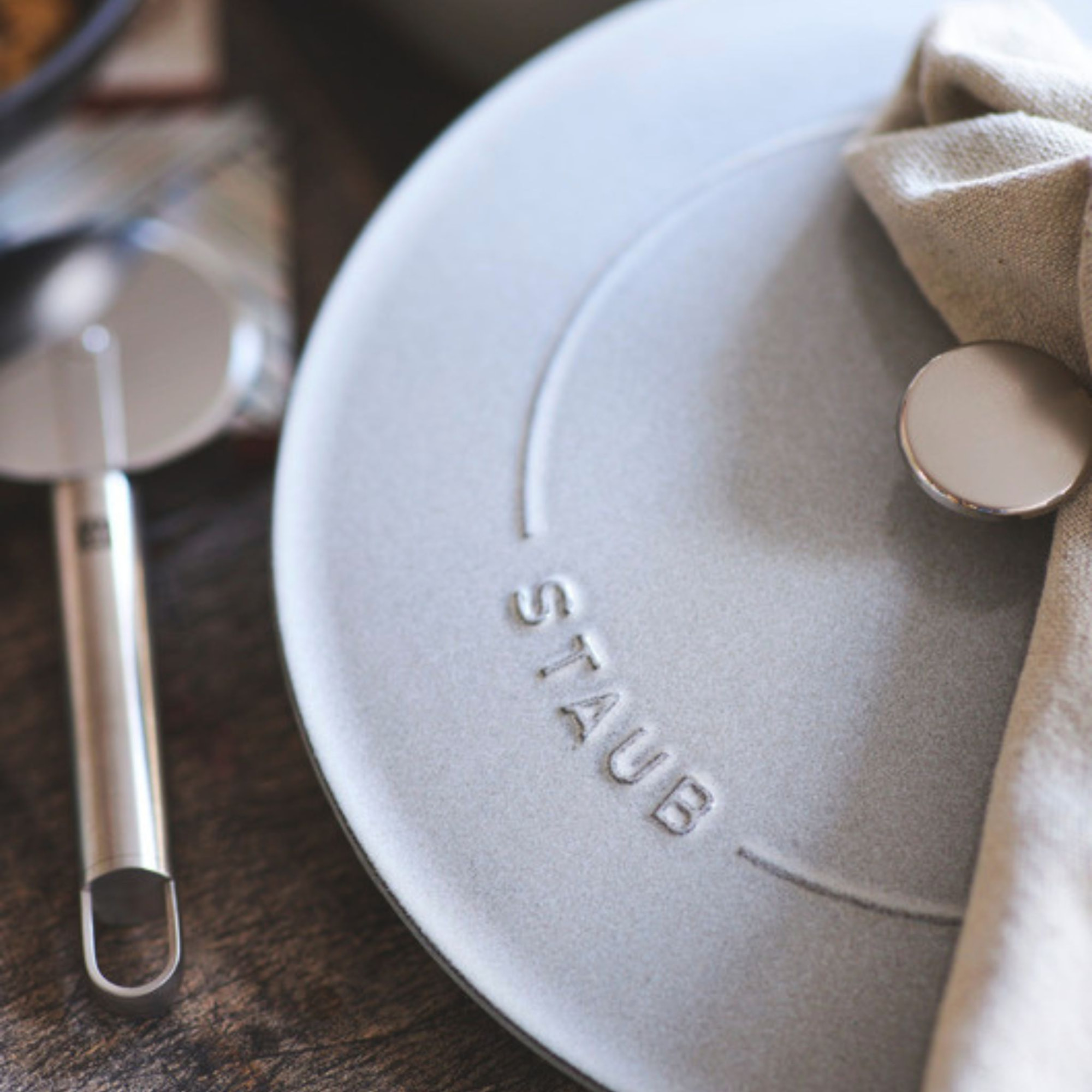 Sauteuse Chistera, 28 cm, Truffe blanche